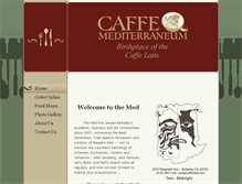 Tablet Screenshot of caffemed.com